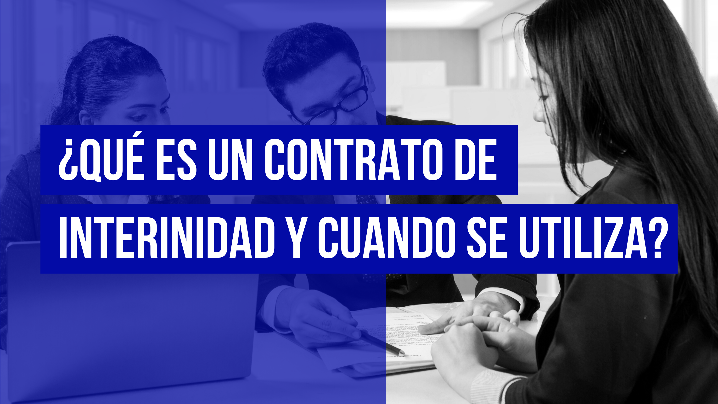 qué son los contratos de interinidad